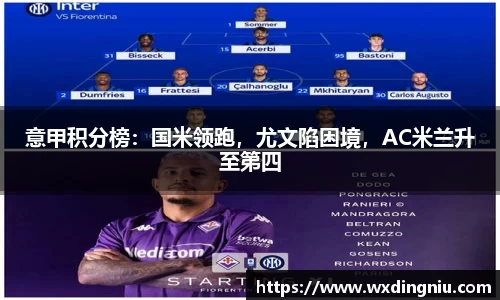 意甲积分榜：国米领跑，尤文陷困境，AC米兰升至第四